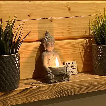 Casa de Férias Holzhaus Onkel Fritz Mit Sauna Und Whirlwanne