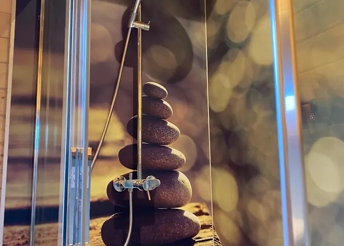 度假居 Holzhaus Onkel Fritz Mit Sauna Und Whirlwanne