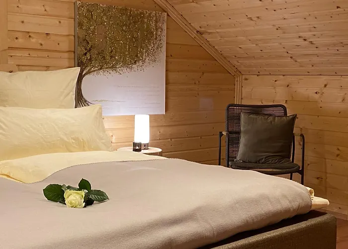 度假居 Holzhaus Onkel Fritz Mit Sauna Und Whirlwanne