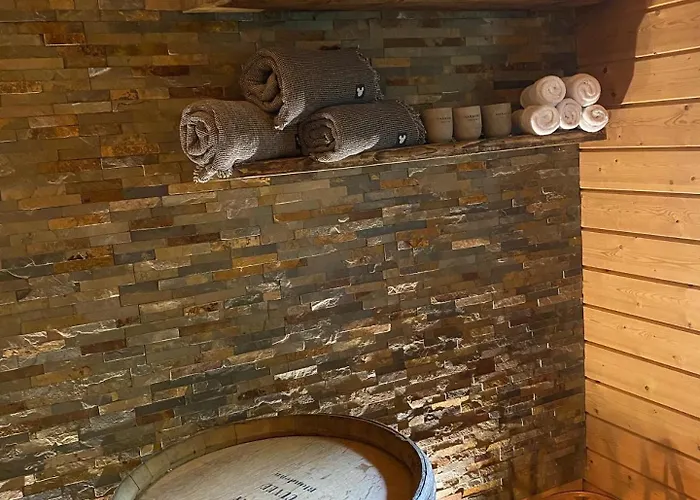 Holzhaus Onkel Fritz Mit Sauna Und Whirlwanne 度假居